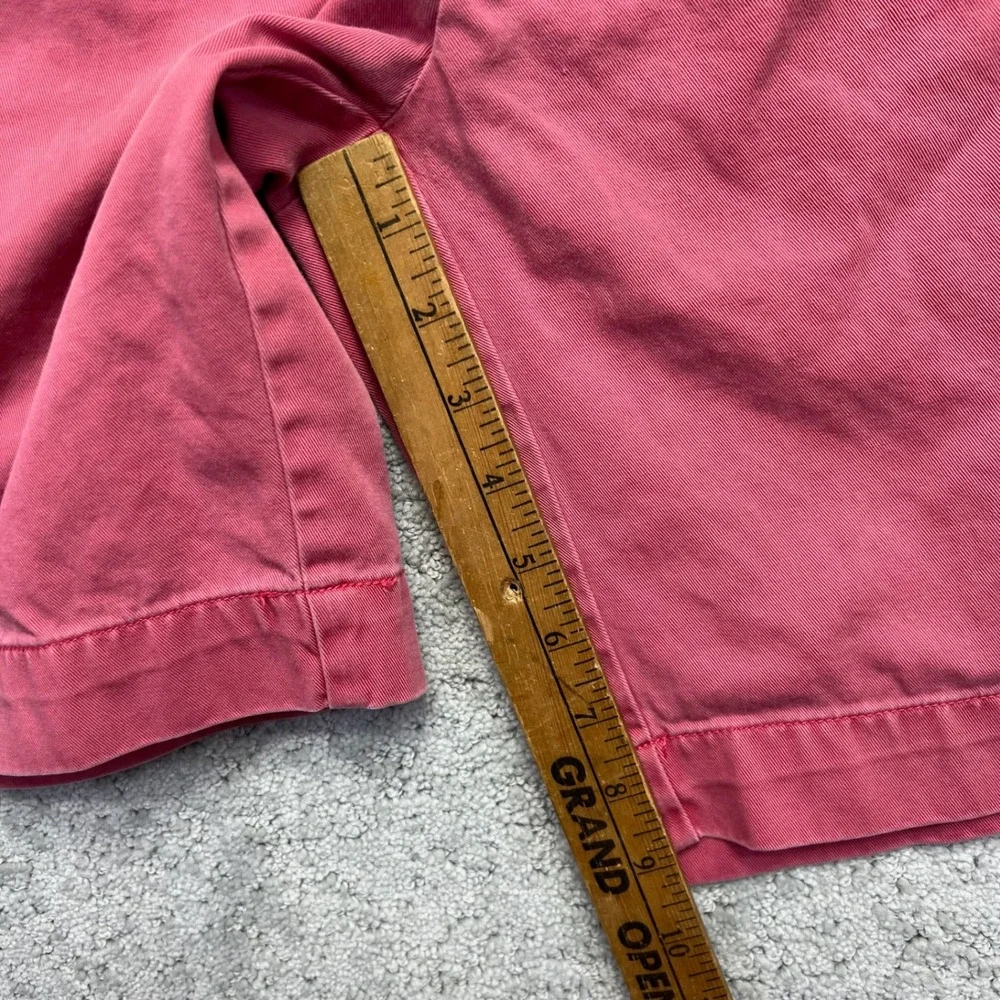 Polo Ralph Lauren Chino Shorts Mens Size 34 Pink Classic Fit 9 Inch Cotton Twill